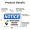 Signmission Safety Culture Sign, 10 in Width, Aluminum, Rectangle OS-2PACK-NS-A-710-L-18940 - alternate 6